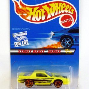 Hot Wheels Blown Camaro #559 Street Beast Series #3 of 4 Yellow Die-Cast 1997